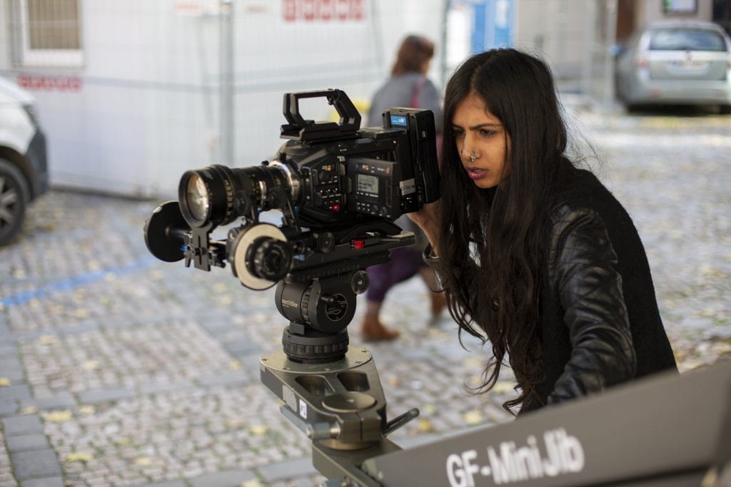 Blackmagic URSA Camera, Female cinematographer