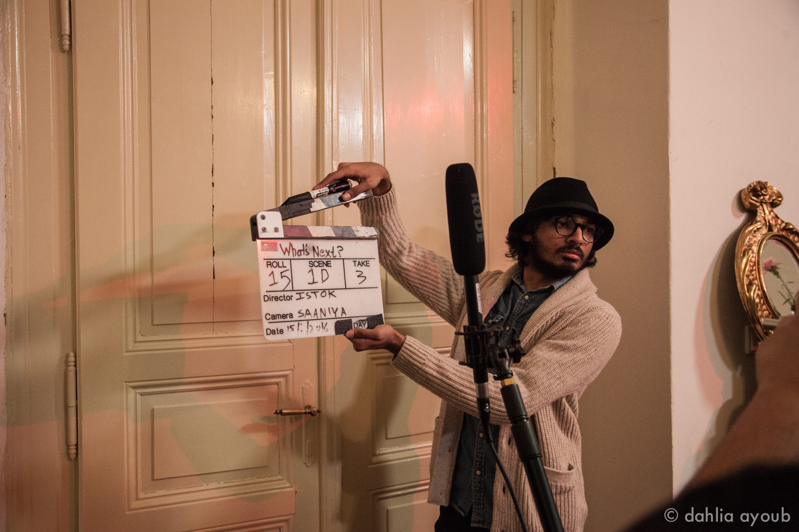 Film slating at Prague Film School